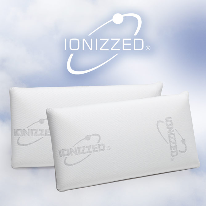 Almohadas de Viscoelástica IONIZZED: Tecnología IONIZZED